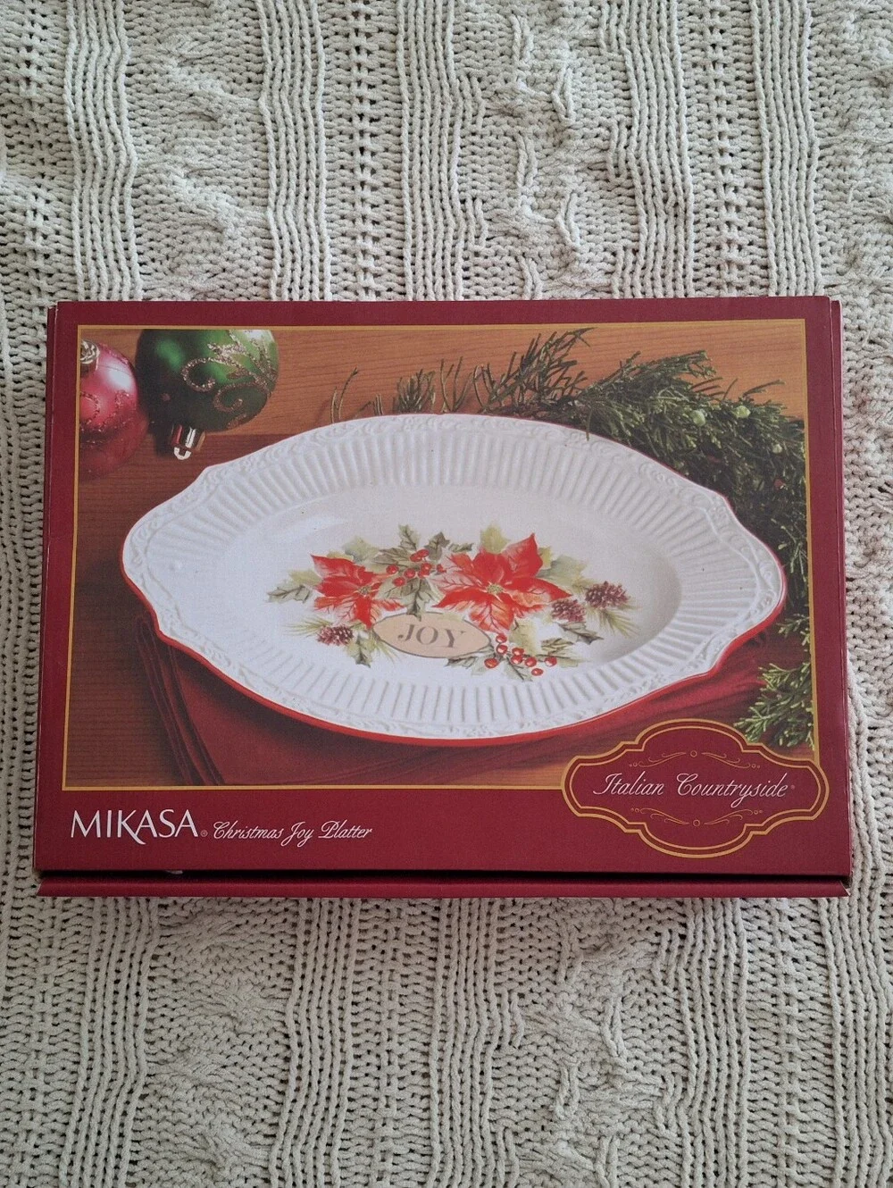 Miksala Christmas Holuday Joy Platter